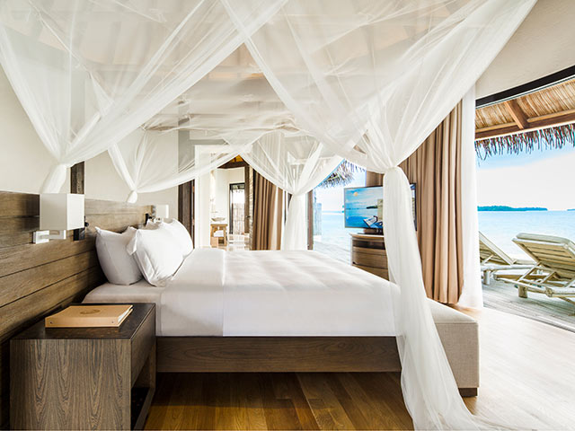 Overwater Villa Bedroom Gallery