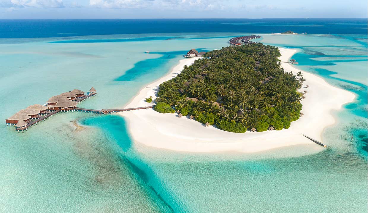 Anantara Dhigu Maldives Resort Exterior View Aerial Top Gallery