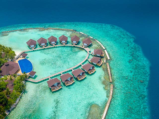 Elaidhoo Maldives By Cinnamon Water Bungalow Aerial View Gallery