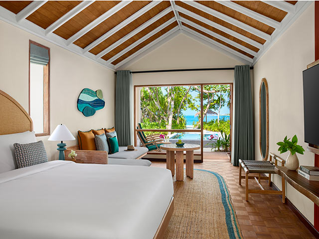 NH Collection Maldives Reethi Resort Room Deluxe Sunset Villa With Pool View (1) Gallery